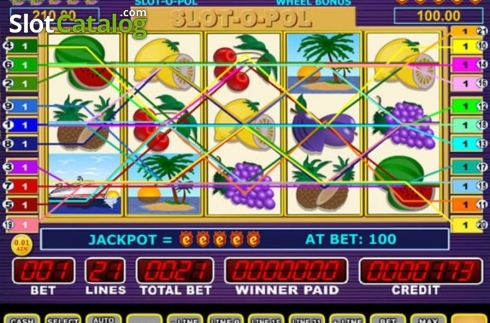 Οθόνη2. Slot-o-pol Κουλοχέρης