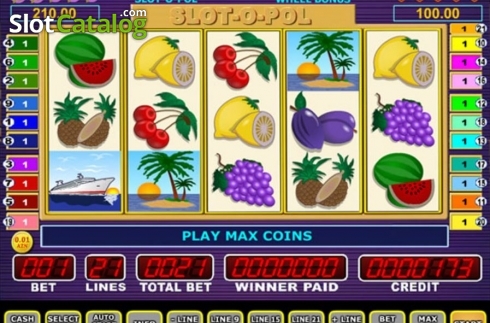Οθόνη3. Slot-o-pol Κουλοχέρης