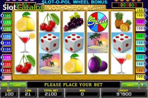 Οθόνη2. Slot-o-pol Deluxe Κουλοχέρης