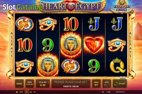 Οθόνη3. Heart of Egypt Κουλοχέρης