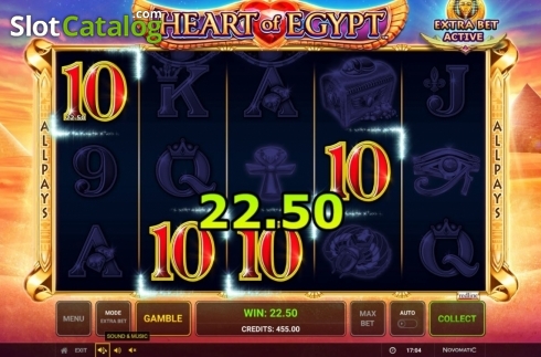 Οθόνη4. Heart of Egypt Κουλοχέρης