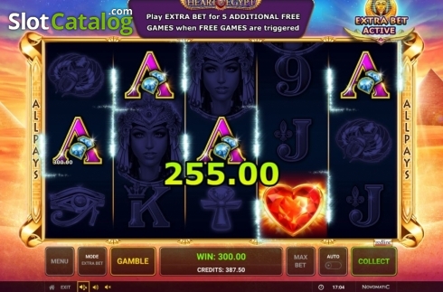 Οθόνη5. Heart of Egypt Κουλοχέρης