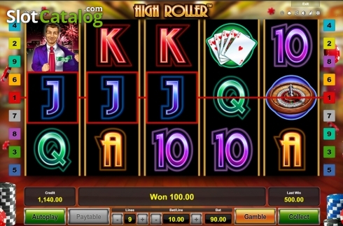 Οθόνη4. High Roller (Big Wave Gaming) Κουλοχέρης