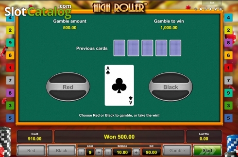 Οθόνη7. High Roller (Big Wave Gaming) Κουλοχέρης