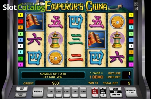 Οθόνη4. Emperor's China Κουλοχέρης