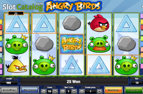 Οθόνη3. Angry Birds (Novomatic) Κουλοχέρης 