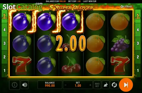 Οθόνη3. 5 Super Clover Κουλοχέρης