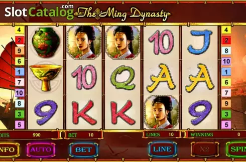 Ροδέλες. The Ming Dynasty (Novomatic) Κουλοχέρης 