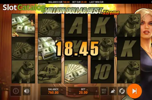Οθόνη3. Million Dollar Heist Xtreme Κουλοχέρης