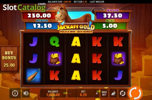 Οθόνη2. Jackass Gold Hold & Win Κουλοχέρης