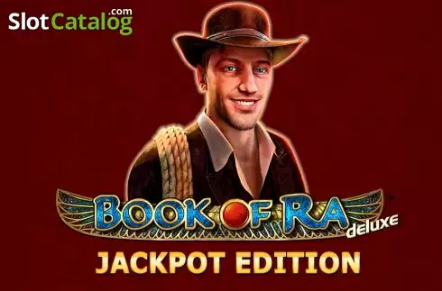 Book of Ra Deluxe Jackpot Edition Λογότυπο Book of Ra Deluxe Jackpot Edition Λογότυπο
