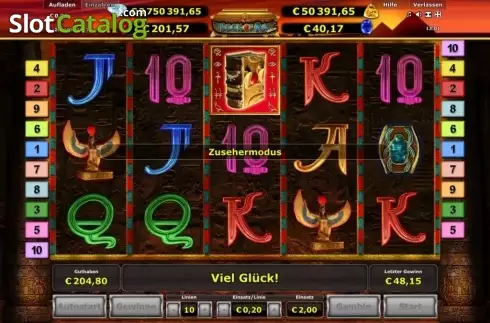Οθόνη 1. Book of Ra Deluxe Jackpot Edition Κουλοχέρης