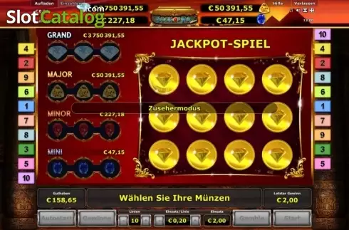 Οθόνη 2. Book of Ra Deluxe Jackpot Edition Κουλοχέρης