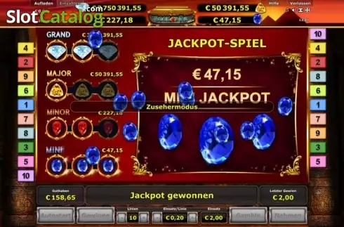 Οθόνη 4. Book of Ra Deluxe Jackpot Edition Κουλοχέρης