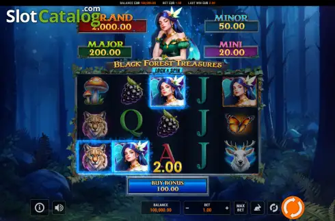 Οθόνη3. Black Forest Treasures Lock and Spin Κουλοχέρης