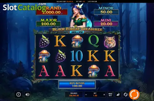Οθόνη2. Black Forest Treasures Lock and Spin Κουλοχέρης