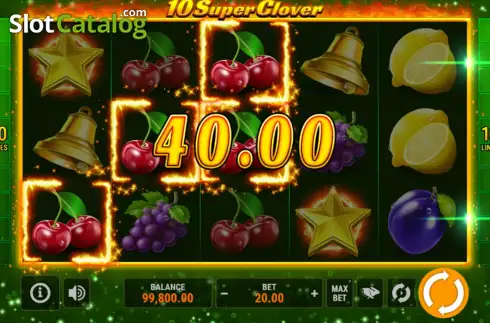 Οθόνη3. 10 Super Clover Κουλοχέρης