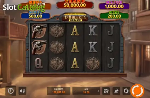 Οθόνη2. 8 Bullets Hold and Win Κουλοχέρης 