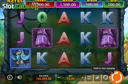 Οθόνη2. Aztec Eclipse Hold and Win Κουλοχέρης
