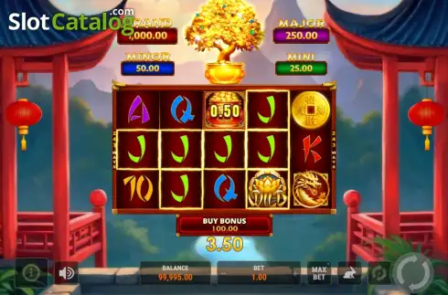 Οθόνη3. Bonsai Gold Hold and Win Κουλοχέρης
