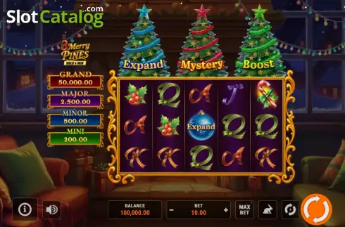 Οθόνη2. 3 Merry Pines Hold and Win Κουλοχέρης