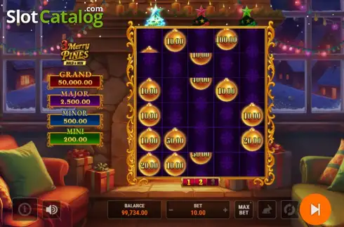 Οθόνη3. 3 Merry Pines Hold and Win Κουλοχέρης