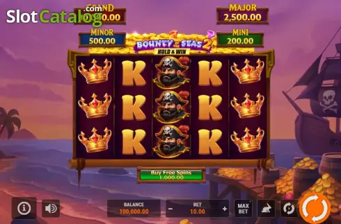 Οθόνη2. Bounty of the Seas 2: Hold and Win Κουλοχέρης