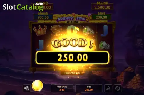 Οθόνη3. Bounty of the Seas 2: Hold and Win Κουλοχέρης