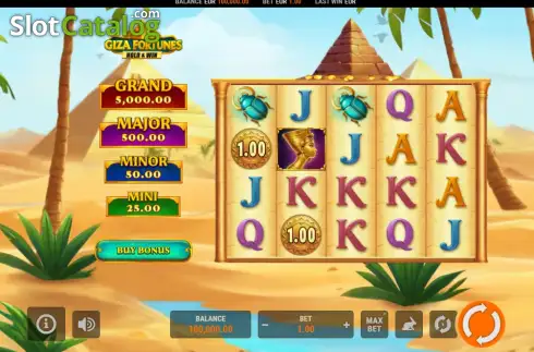 Οθόνη2. Giza Fortunes Κουλοχέρης