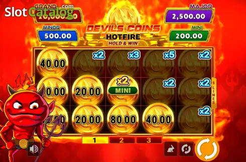 Οθόνη3. Devil’s Coins Hotfire Hold & Win Κουλοχέρης