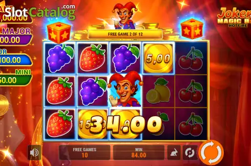Οθόνη3. Joker's Magic Box Hotfire Κουλοχέρης