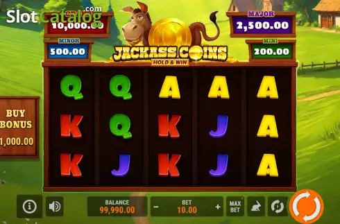 Οθόνη2. Jackass Coins Hold & Win Buy Bonus Κουλοχέρης