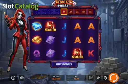 Οθόνη2. Joker Heist (Novomatic) Κουλοχέρης