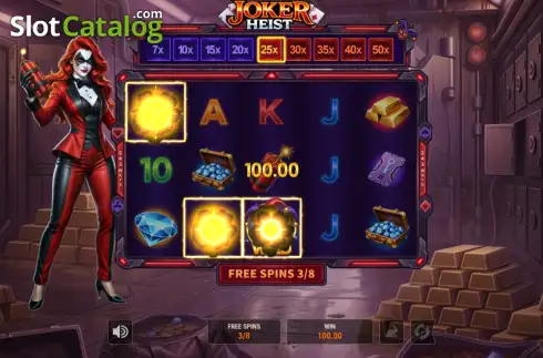 Οθόνη3. Joker Heist (Novomatic) Κουλοχέρης