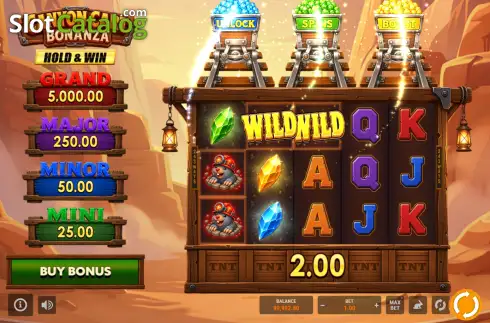 Οθόνη3. Canyon Cart Bonanza Κουλοχέρης 