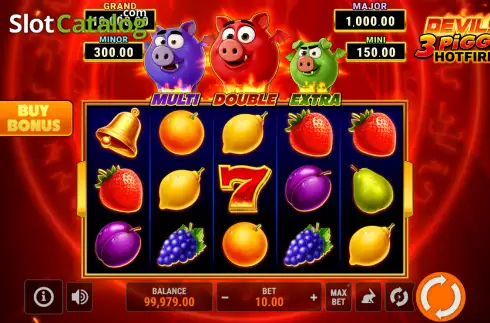 Οθόνη2. Devils 3 Piggy Hotfire Κουλοχέρης 