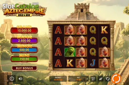 Οθόνη2. Aztec Empire: Hold & Win Κουλοχέρης