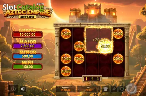 Οθόνη3. Aztec Empire: Hold & Win Κουλοχέρης