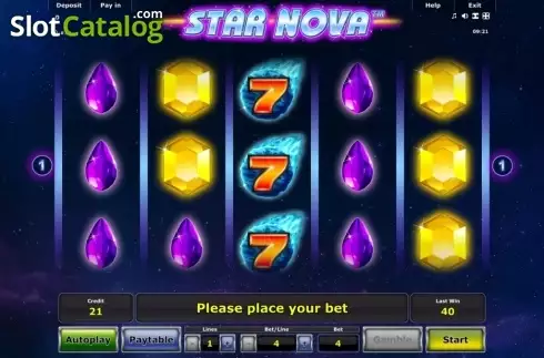 Οθόνη2. Star Nova Κουλοχέρης