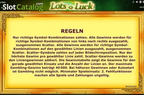 Οθόνη6. Lots-o-Luck Κουλοχέρης 