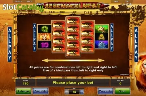 Οθόνη5. Serengeti Heat Κουλοχέρης 