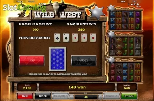 Οθόνη5. Wild West Hi-Roller (Novomatic) Κουλοχέρης
