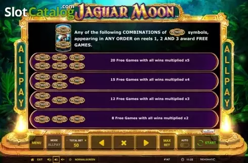 Οθόνη4. Jaguar Moon Κουλοχέρης 