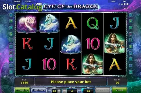 Οθόνη2. Eye of the Dragon Κουλοχέρης