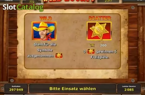 Οθόνη4. Wild Bounty (Big Wave Gaming) Κουλοχέρης