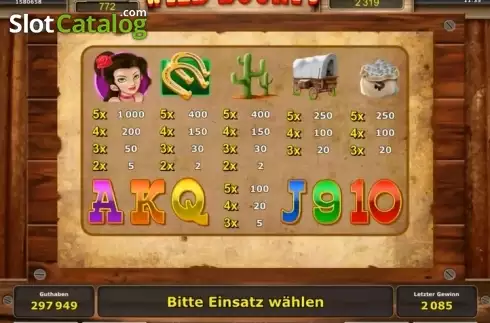 Οθόνη5. Wild Bounty (Big Wave Gaming) Κουλοχέρης