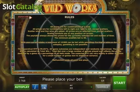 Οθόνη7. Wild Works Κουλοχέρης