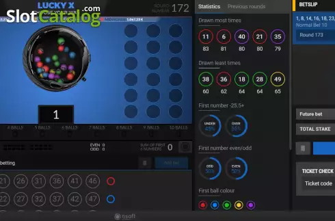 Οθόνη3. Lucky X (Nsoft) Κουλοχέρης