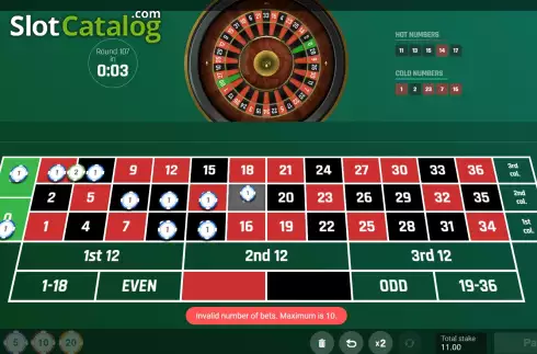 Οθόνη2. Lightning Roulette (Nsoft) Κουλοχέρης