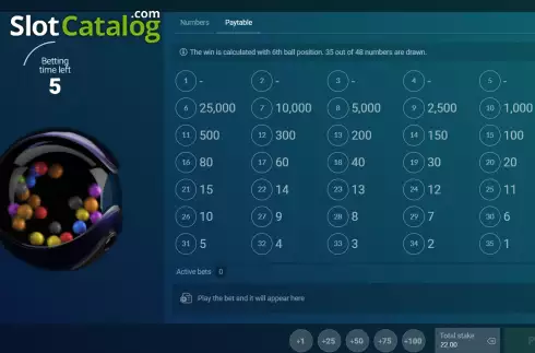Οθόνη3. Lightning Lucky Six Κουλοχέρης